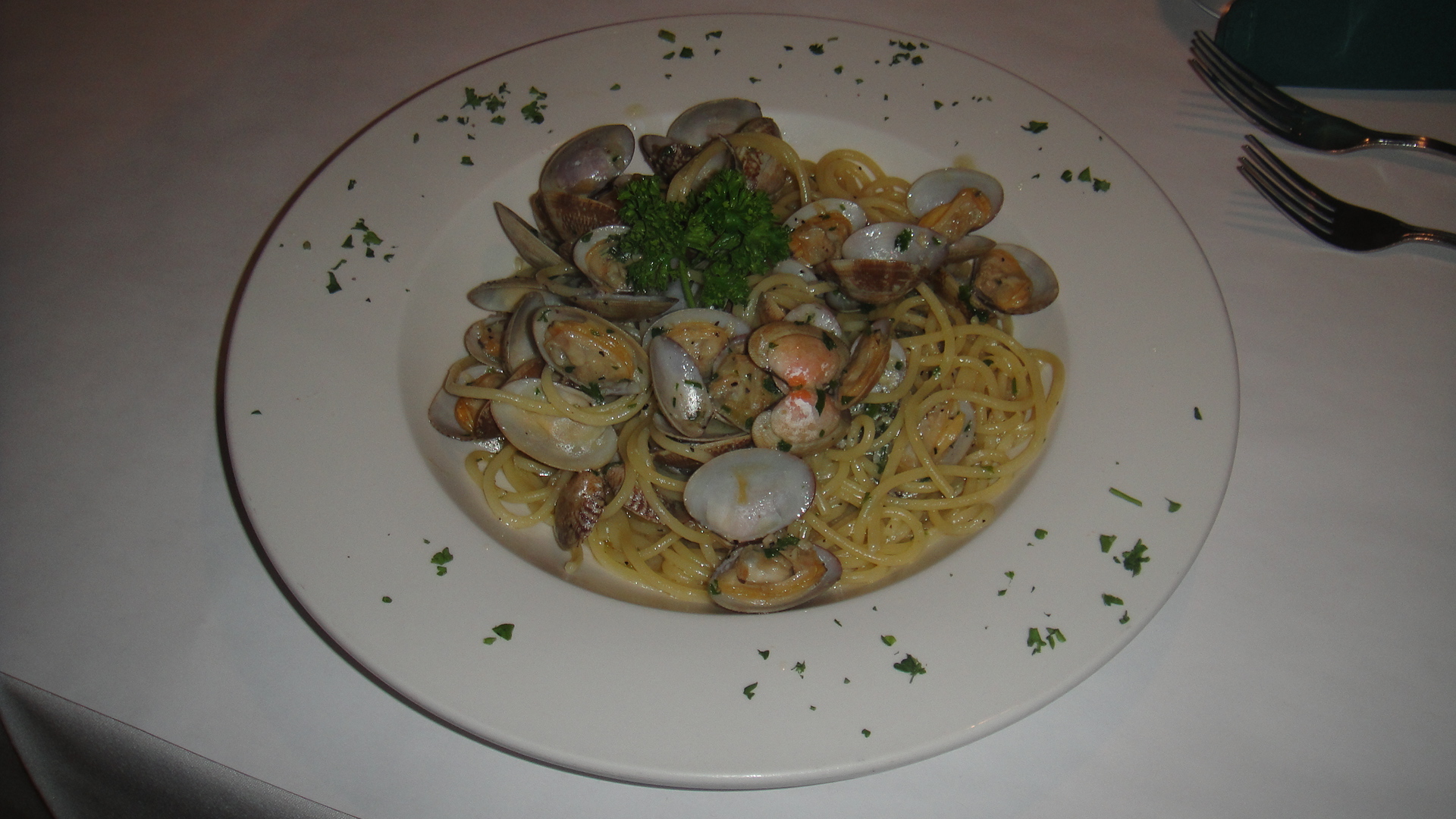 spaghetti con vongole